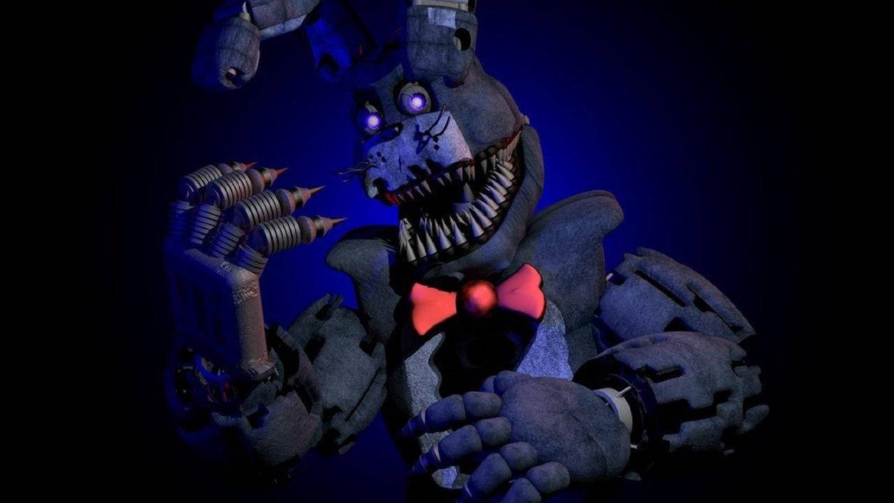 Terrifying Nightmare Fnaf Bonnie Wallpaper