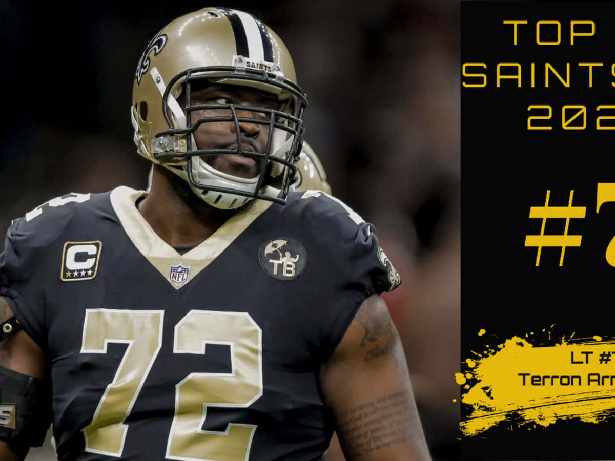 Terron Armstead New Orleans Saints Football Wallpaper