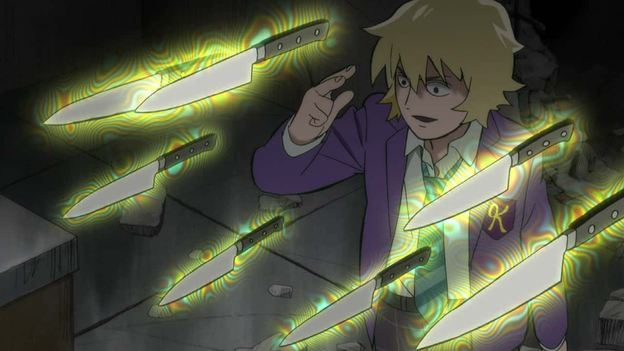 Teruki Hanazawa: Psychic Esper In Action Wallpaper