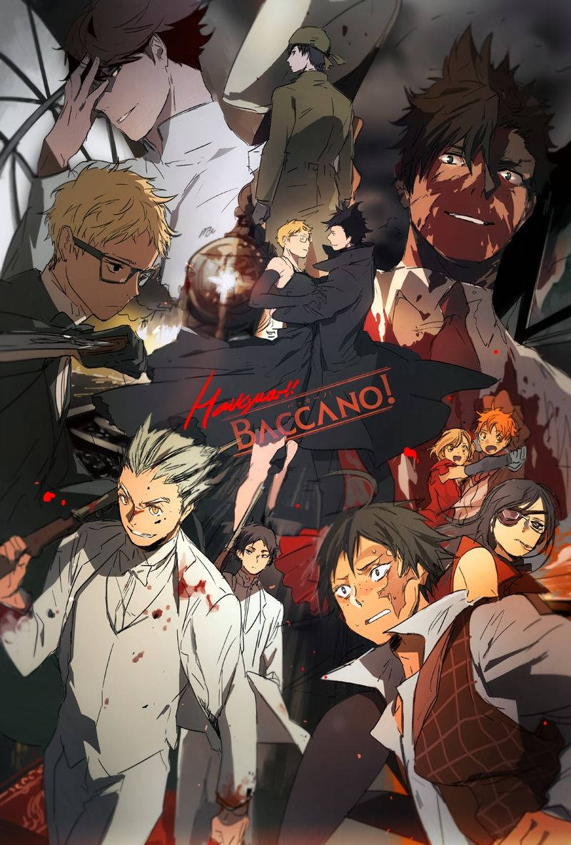 Tetsuro Kuroo Haikyu X Baccano Fan Art Wallpaper