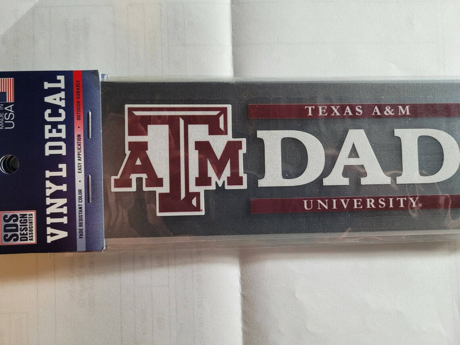 Texas A&m University Proud Dad Sticker Wallpaper