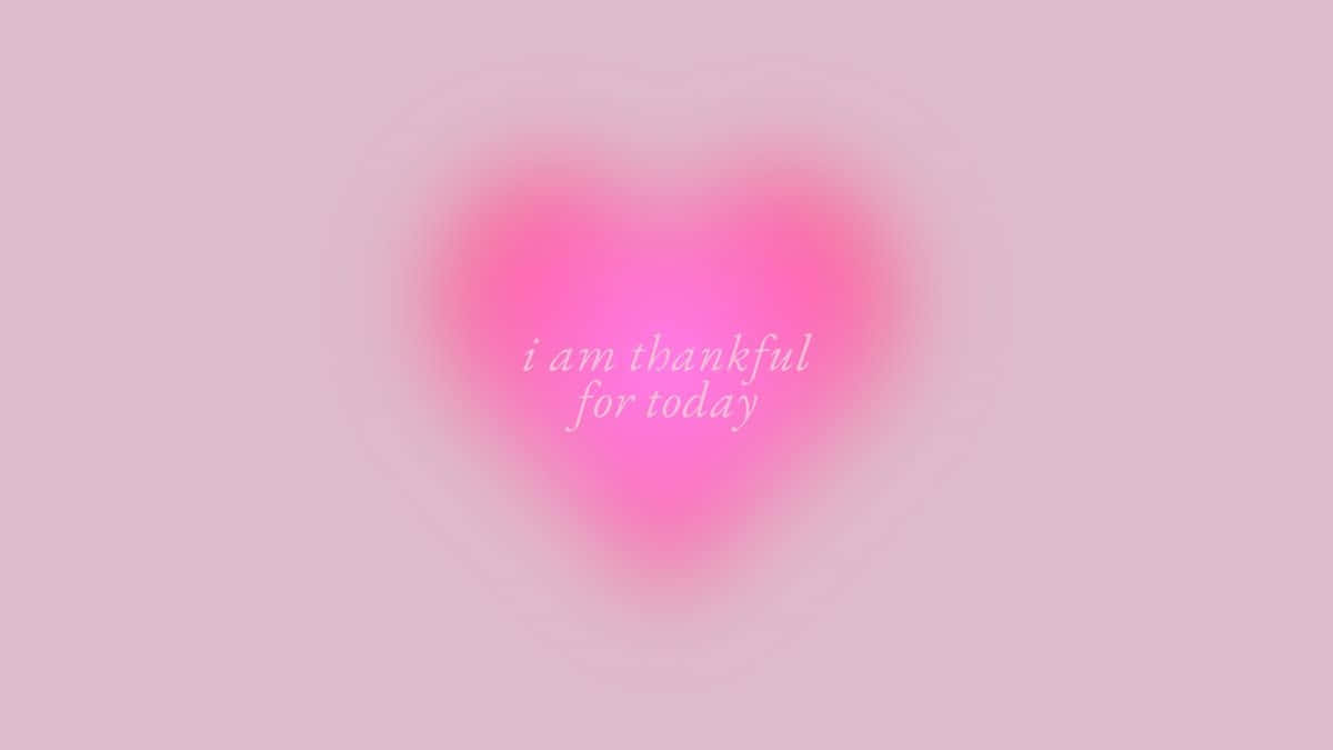 Thankful Heart Aura Background Wallpaper