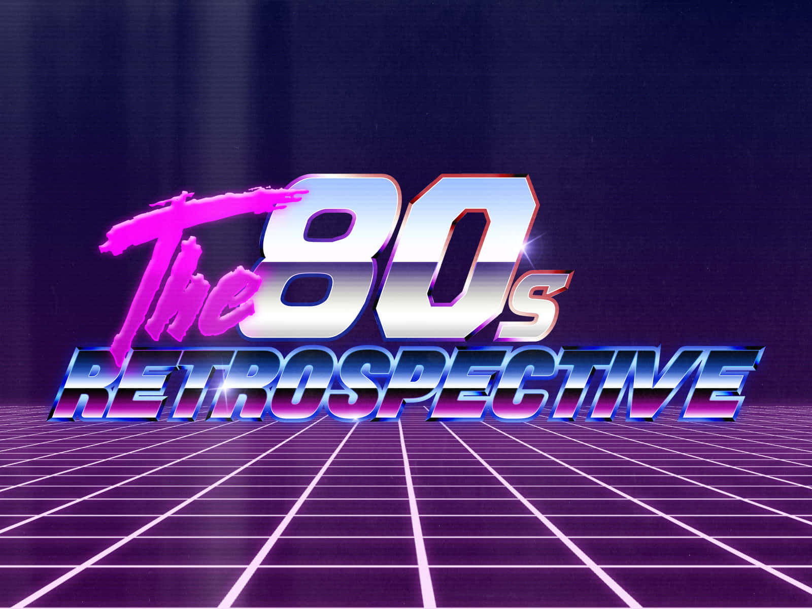 The 80's Retroactive Graphic Art Wallpaper