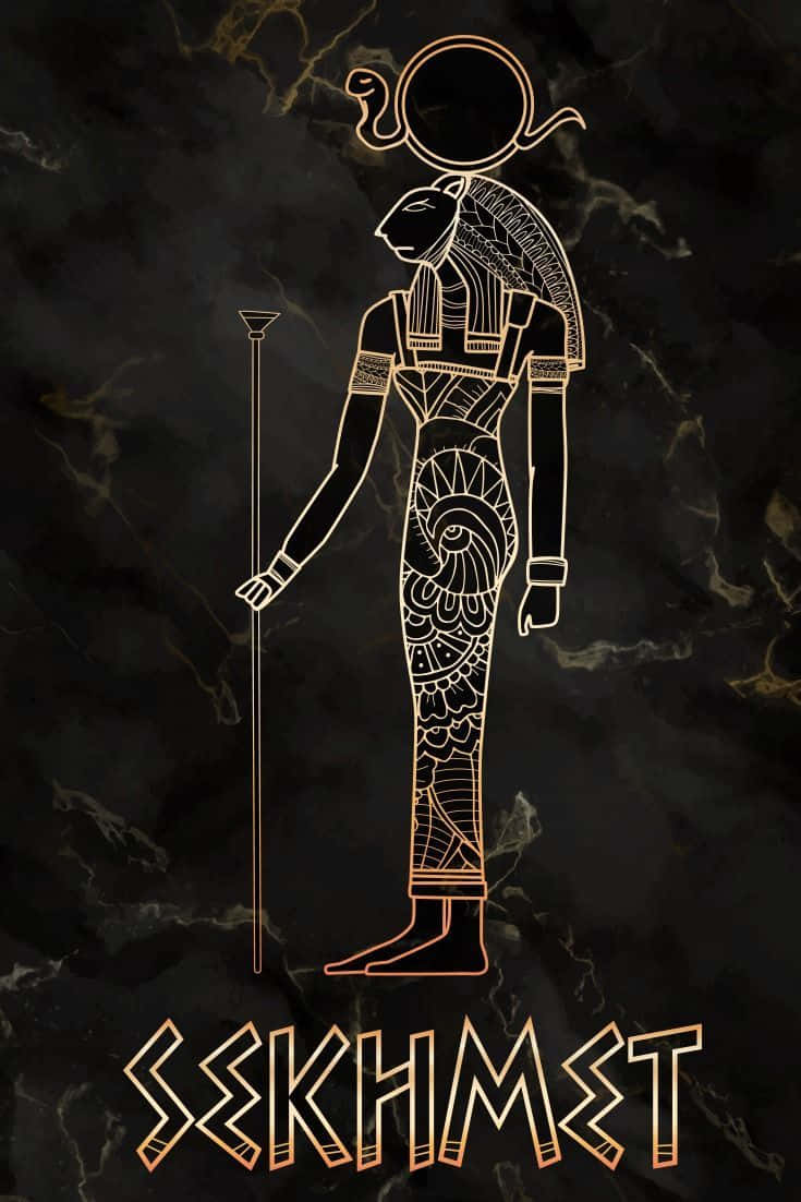 The Ancient Egyptian Gods - Osiris, Isis & Horus Wallpaper