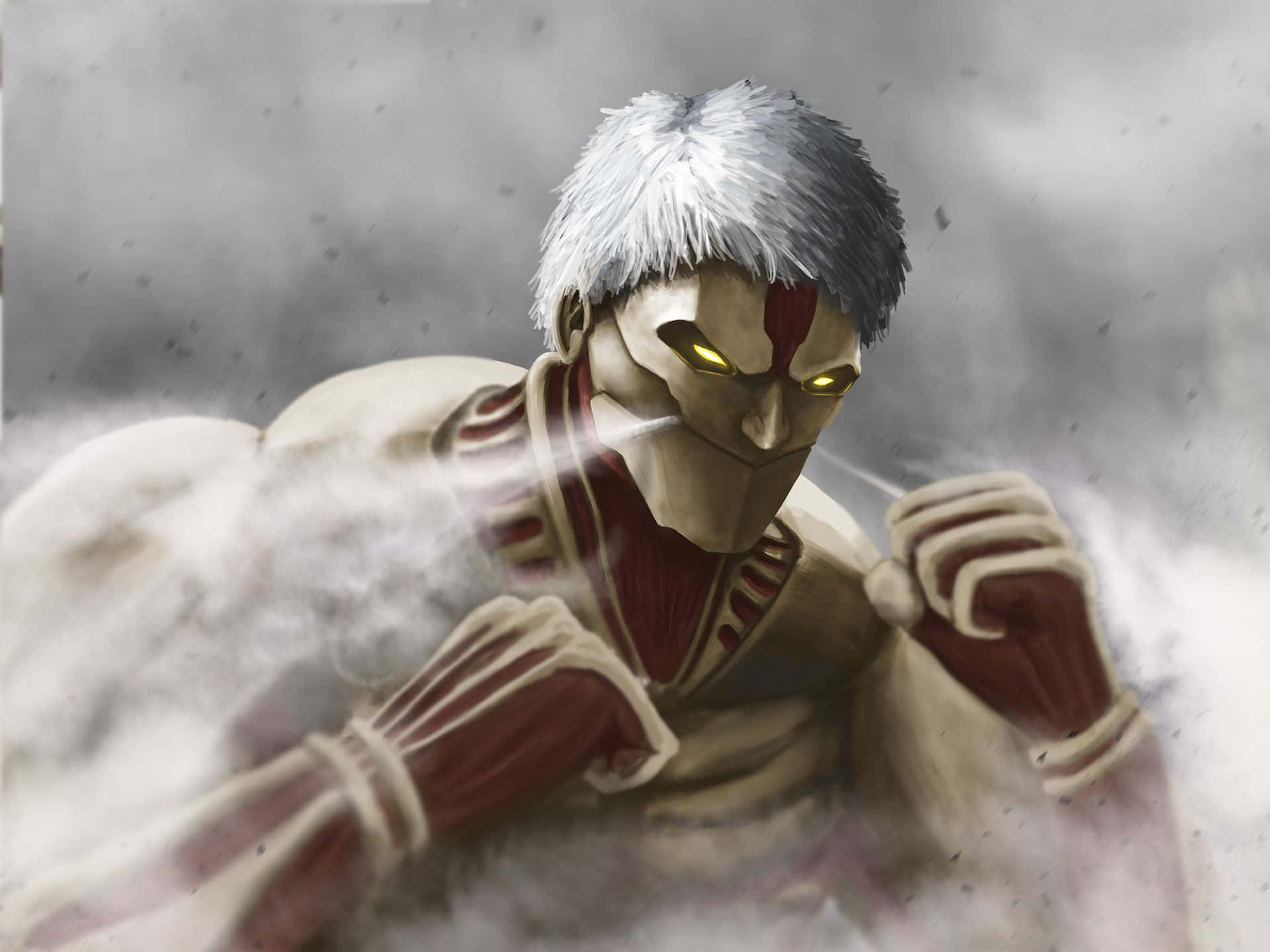 The Armored Titan, A Fearsome Creature Of Myth And Legend Wallpaper