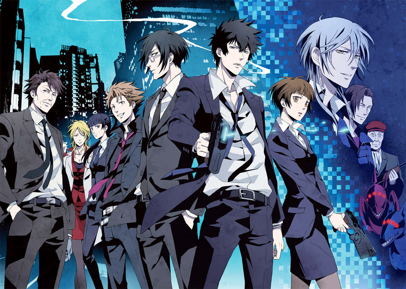 “the Balance Between Justice And Safety In Psycho Pass” Wallpaper