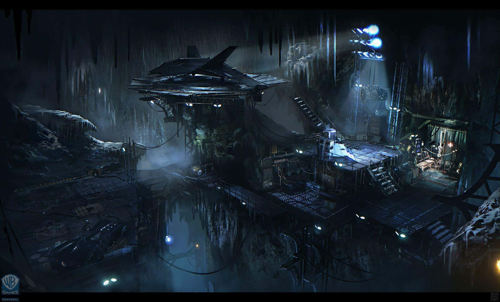 The Batcave - The Secret Lair Of Batman Wallpaper