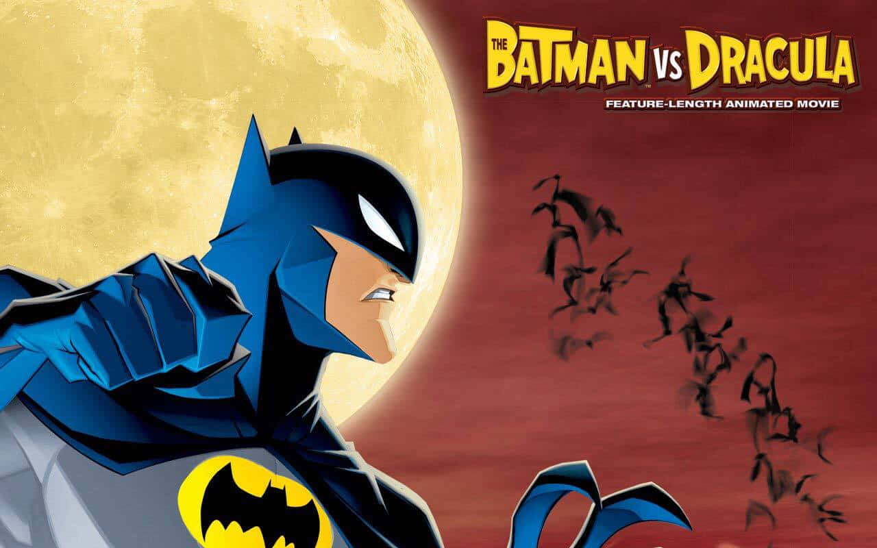 The Batman Faces Off Against Dracula In An Epic Showdown Wallpaper