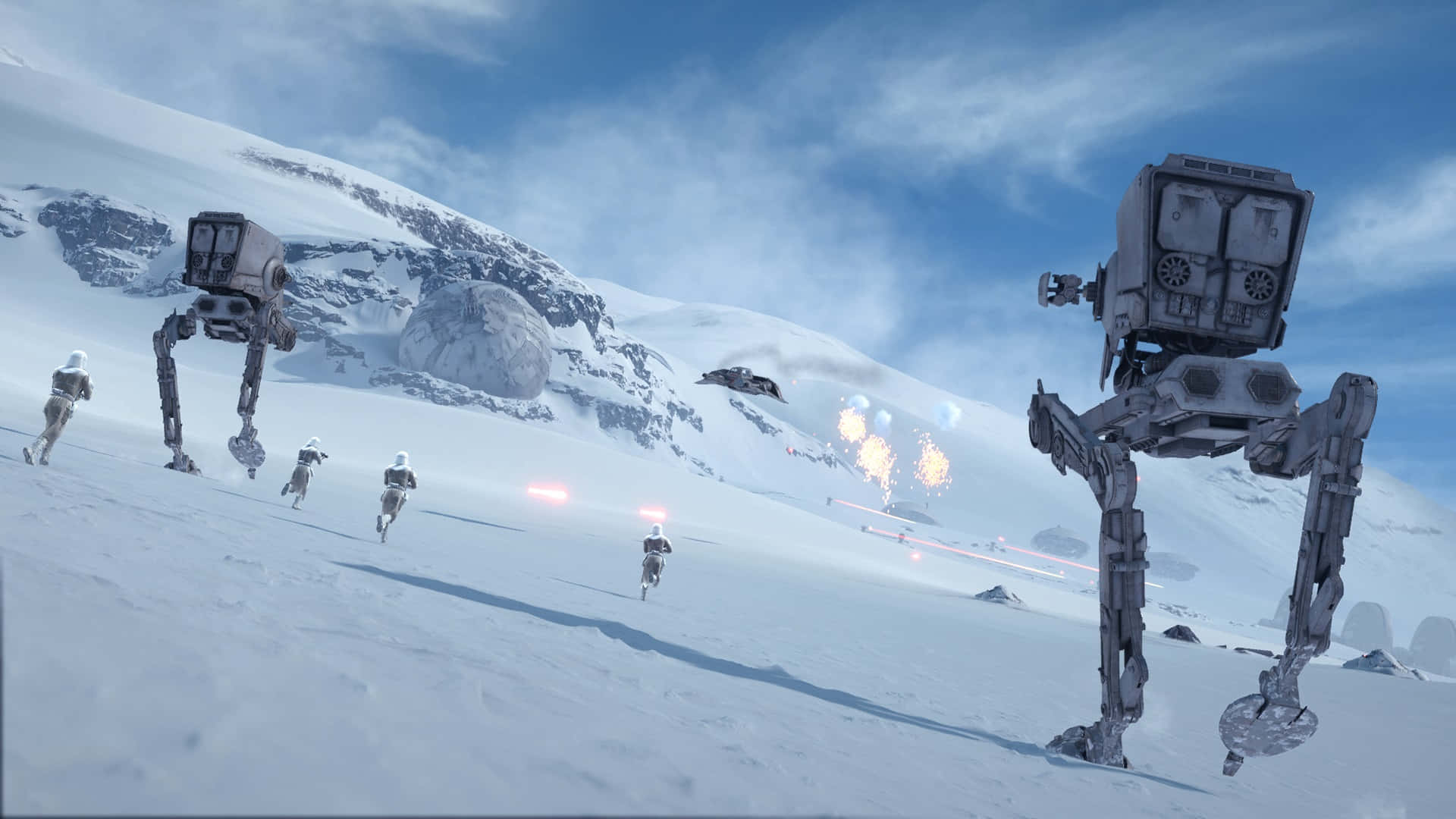 The Battle Of Hoth - A Defining Moment In The Galactic Civil War Wallpaper