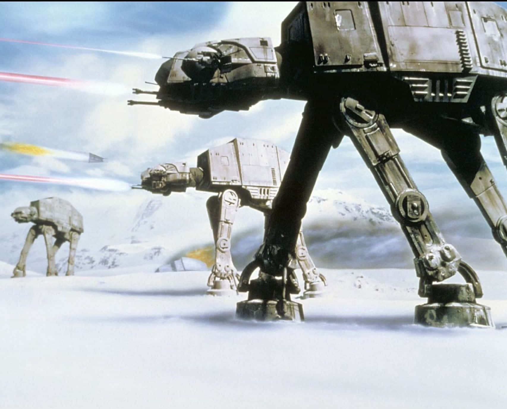 The Battle Of Hoth - The Empire Strikes Back Wallpaper