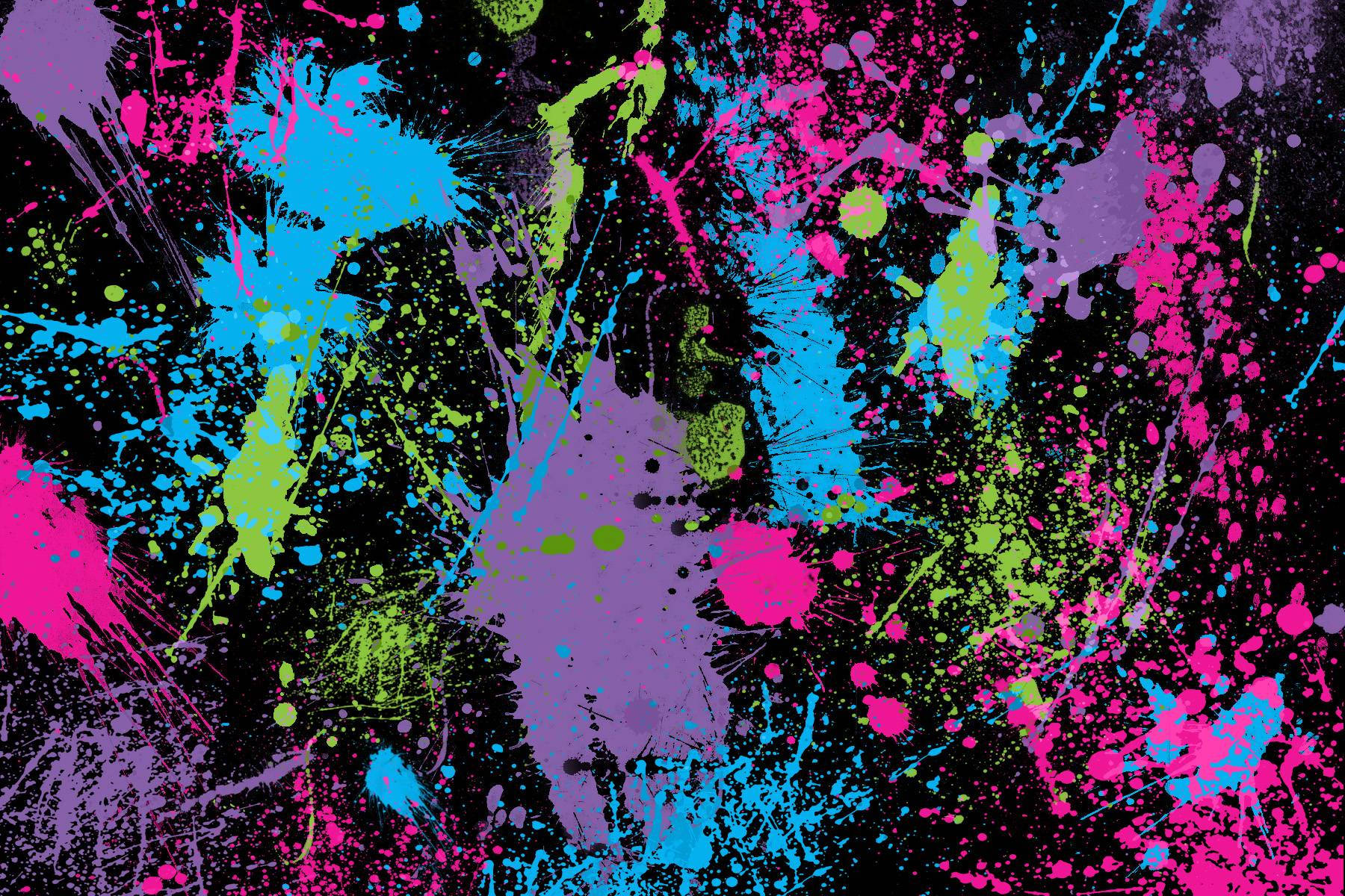 The Beauty Of Paint Splatter Wallpaper