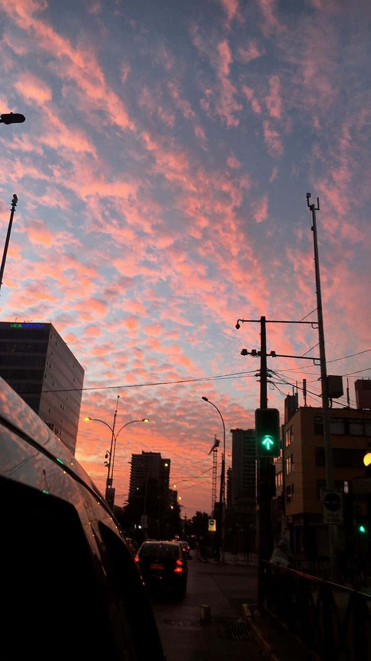 The Beauty Of The Horizon - Sunset Over The City Wallpaper