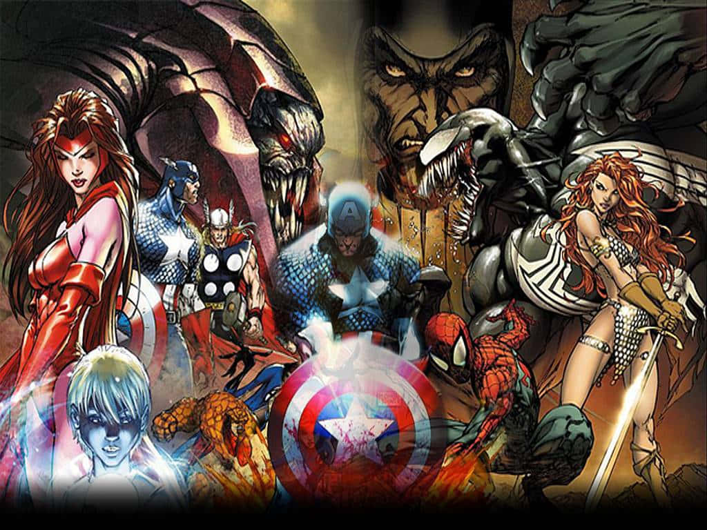 The Best Marvel Superheroes Assemble Wallpaper