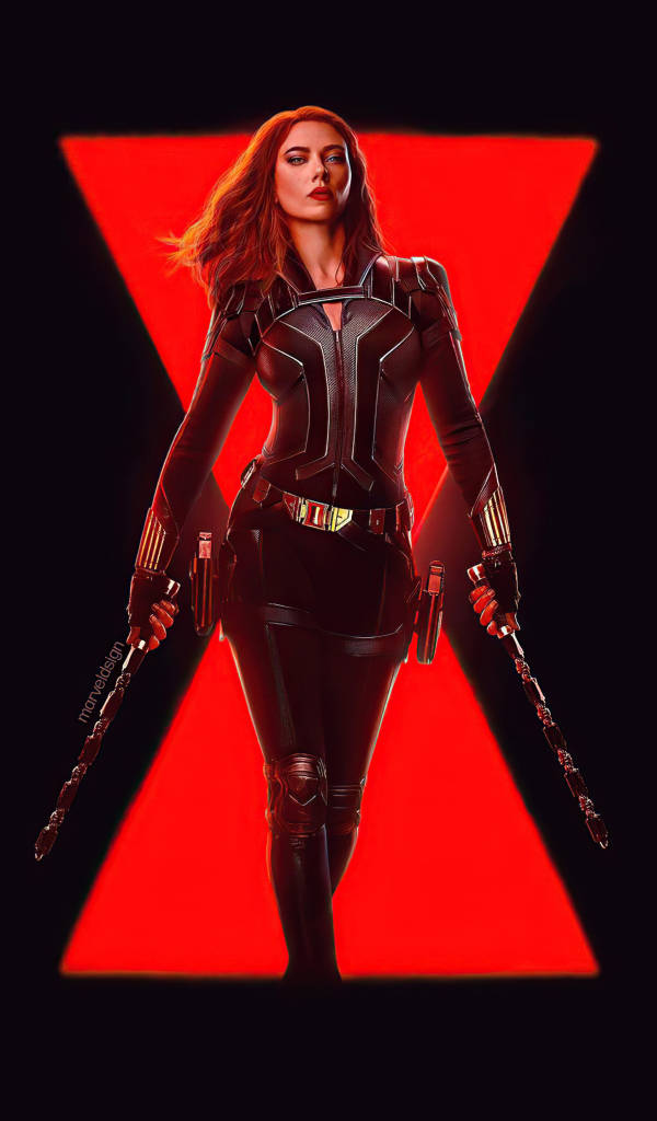 The Black Widow Iphone 11 Wallpaper