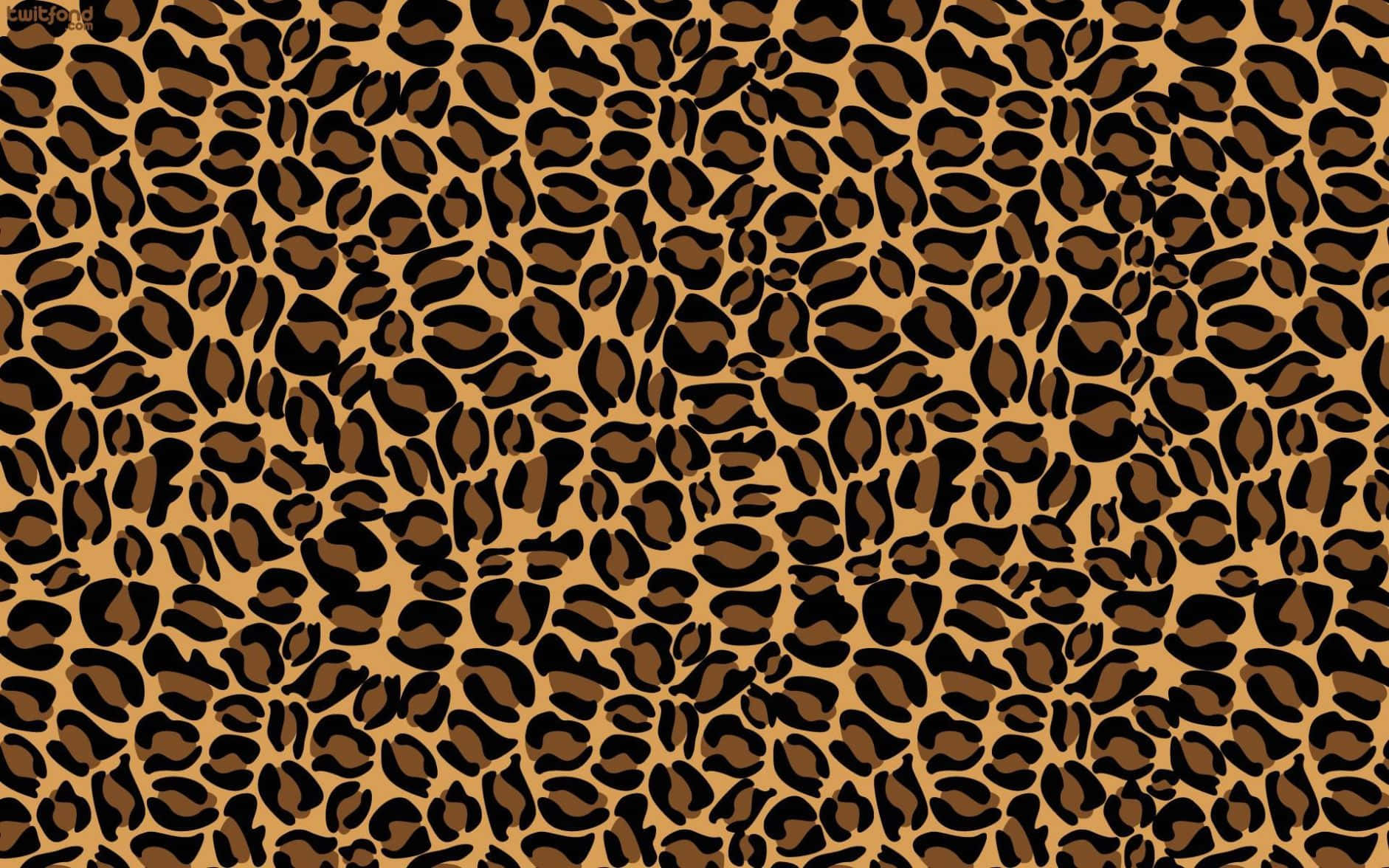 The Bold And Unique Leopard Pattern Wallpaper