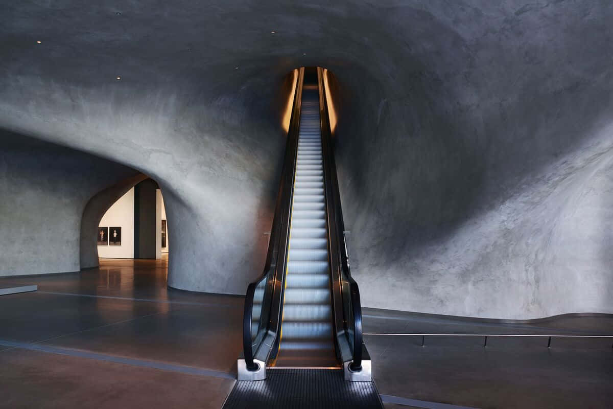 The Broad Museum Escalator Wallpaper