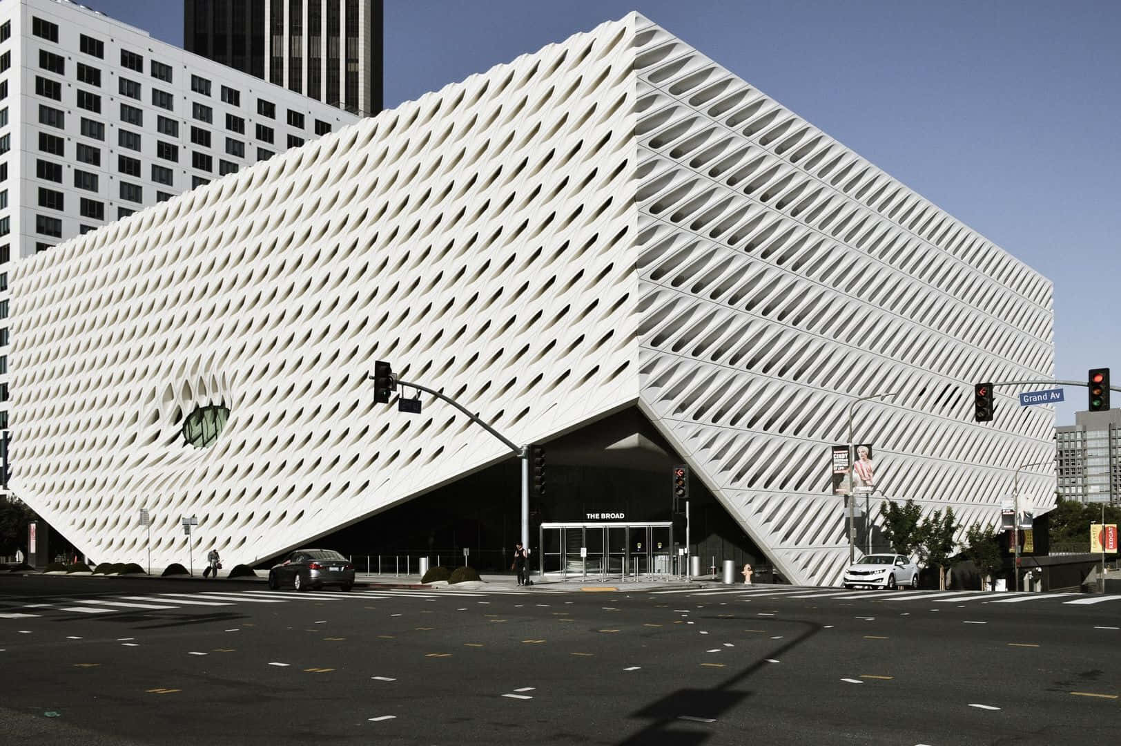 The Broad Museum Exterior Wallpaper