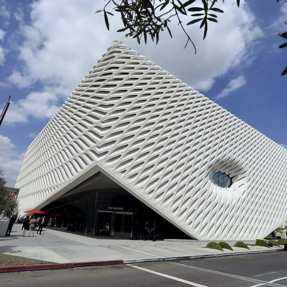 The Broad Museum Exterior Wallpaper