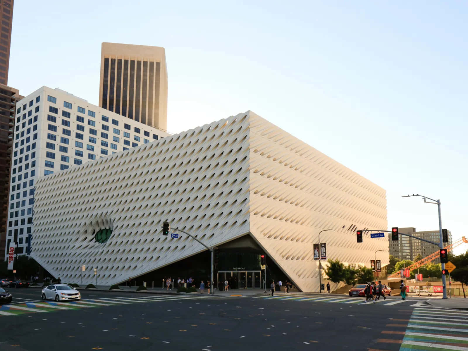 The Broad Museum Exterior Los Angeles Wallpaper