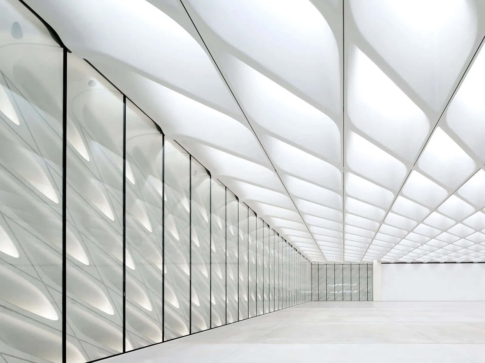 The Broad Museum Interior Architecture Wallpaper