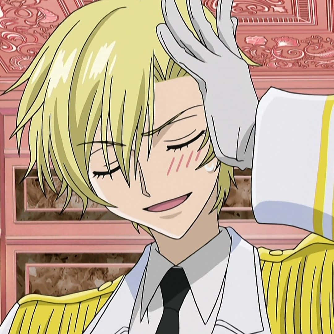 The Charming Tamaki Suoh From Ouran High School Host Club Wallpaper