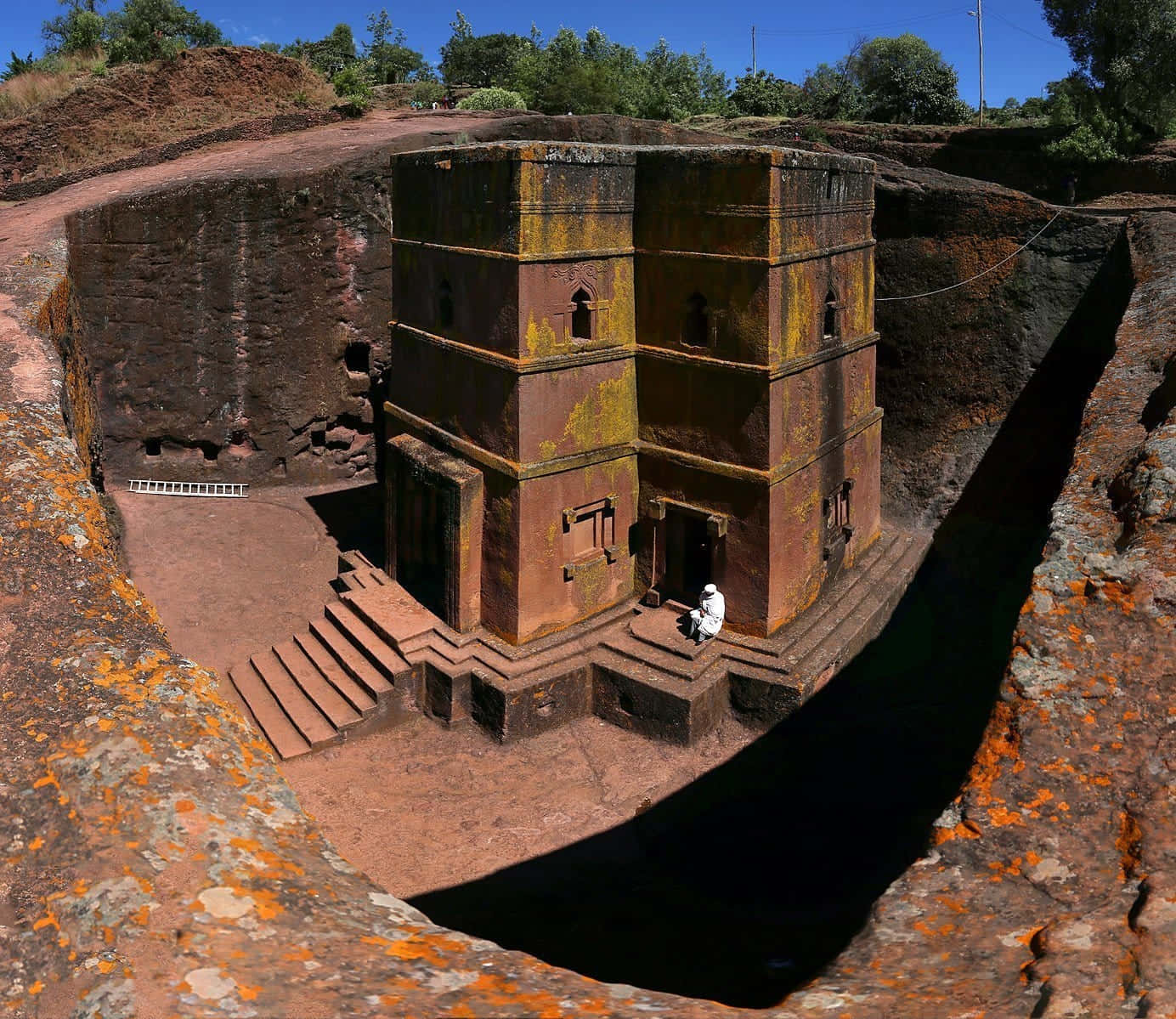 The Churches Of Beta Dabra Sina-golgota And Beta Giyorgis Lalibela Wallpaper