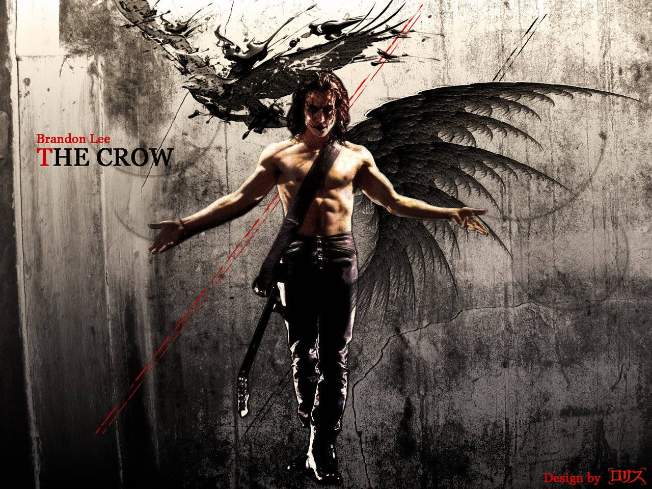 The Crow Brandon Lee Vampire Wallpaper