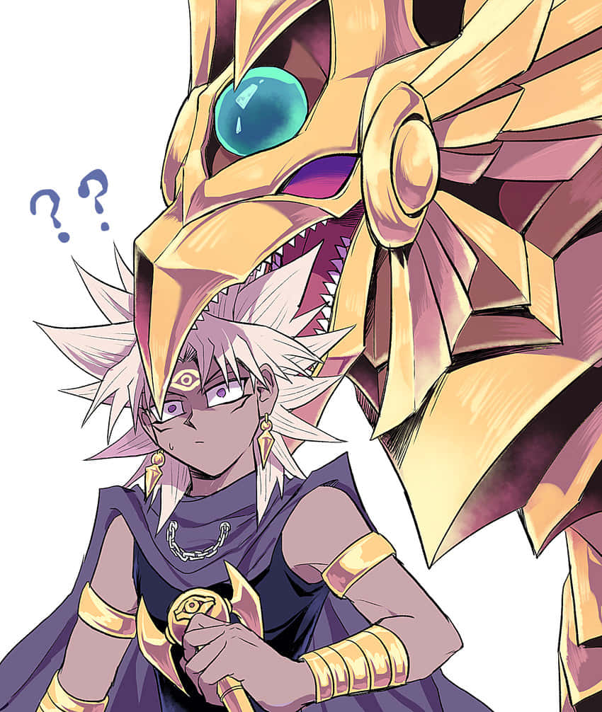 The Cunning Marik Ishtar From Yu-gi-oh! Series Wallpaper