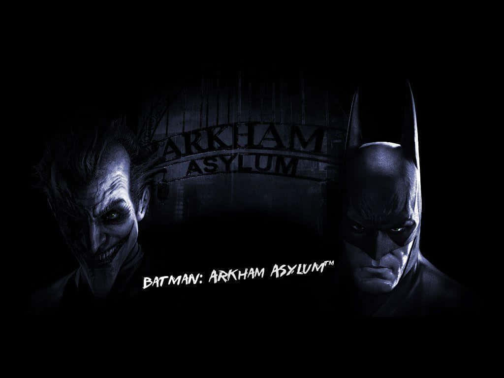 The Dark Knight Inside The Halls Of Arkham Asylum Wallpaper