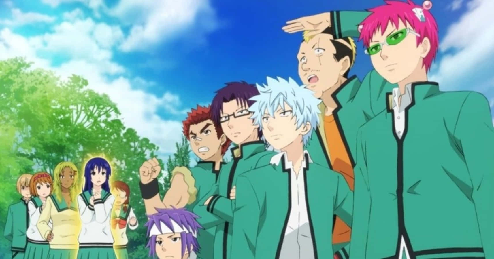 The Disastrous Life Of Saiki K Blue Sky Wallpaper