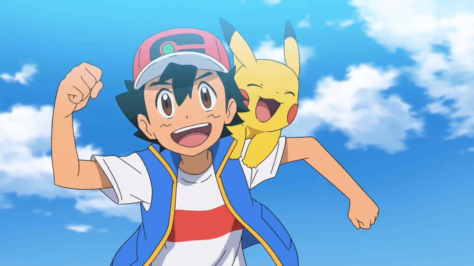 The Dynamic Duo - Ash And Pikachu Wallpaper