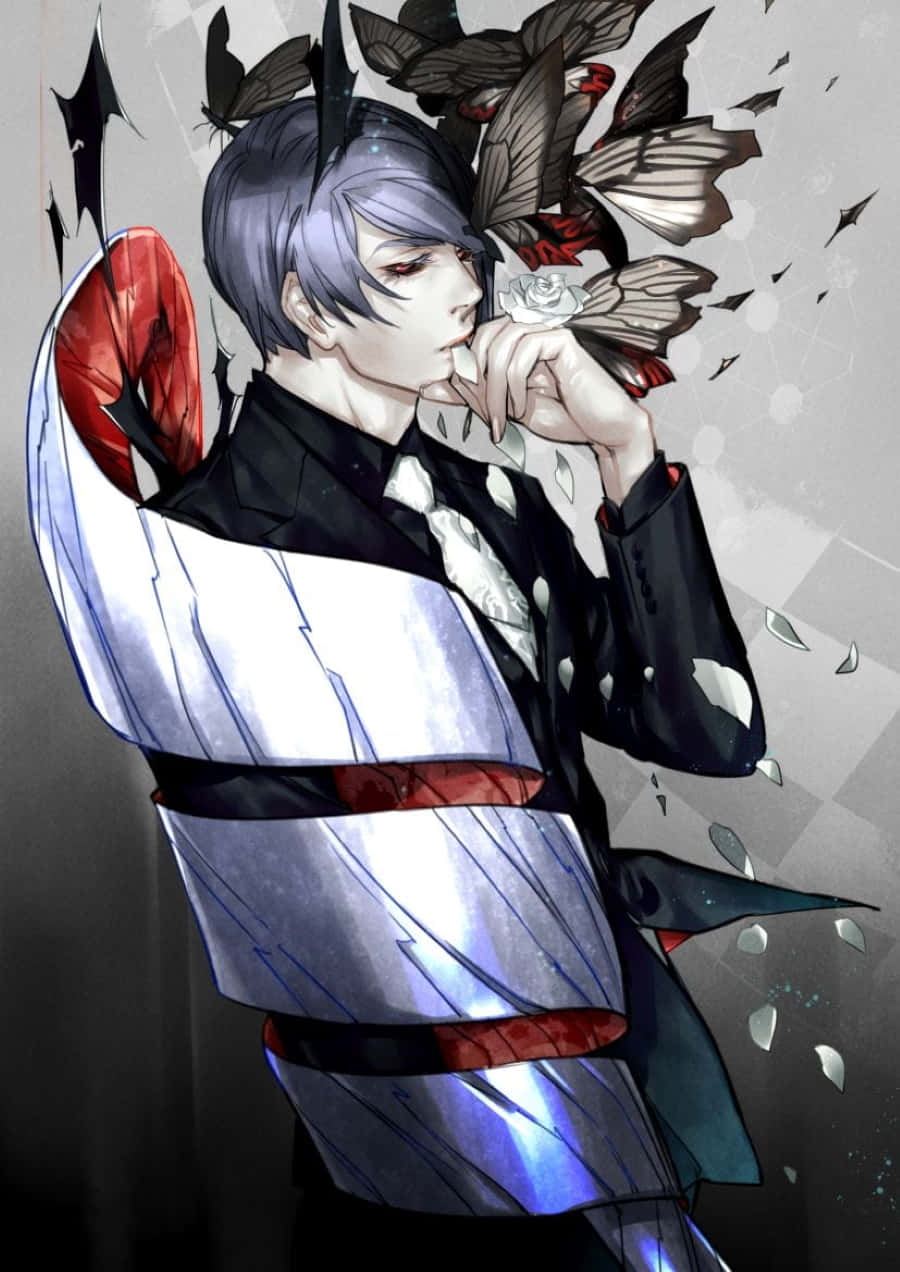 The Elegant And Mysterious Shuu Tsukiyama Wallpaper