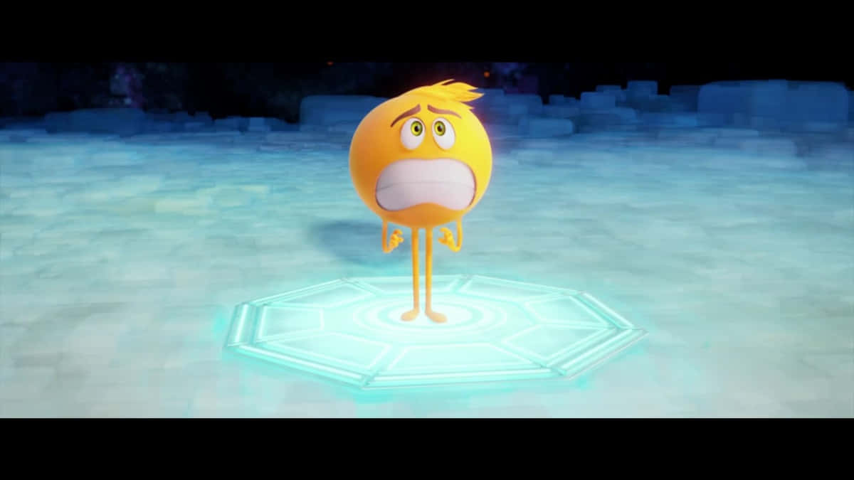 The Emoji Movie's Mel Meh Gets Scared Wallpaper