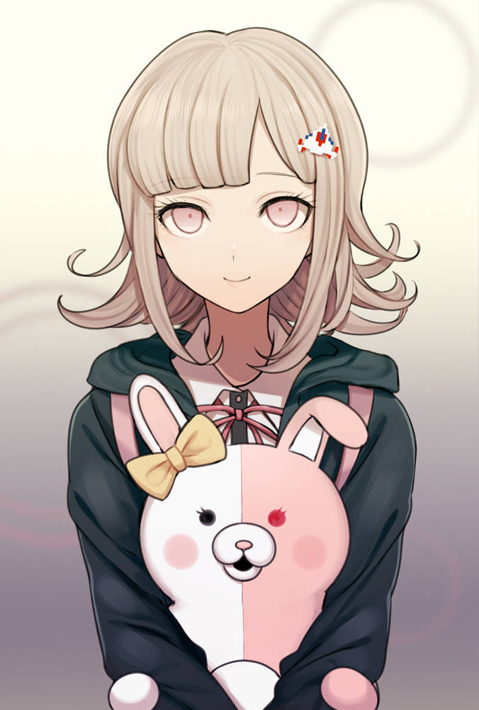 The Enchanting Chiaki Nanami In A Serene Stance Wallpaper