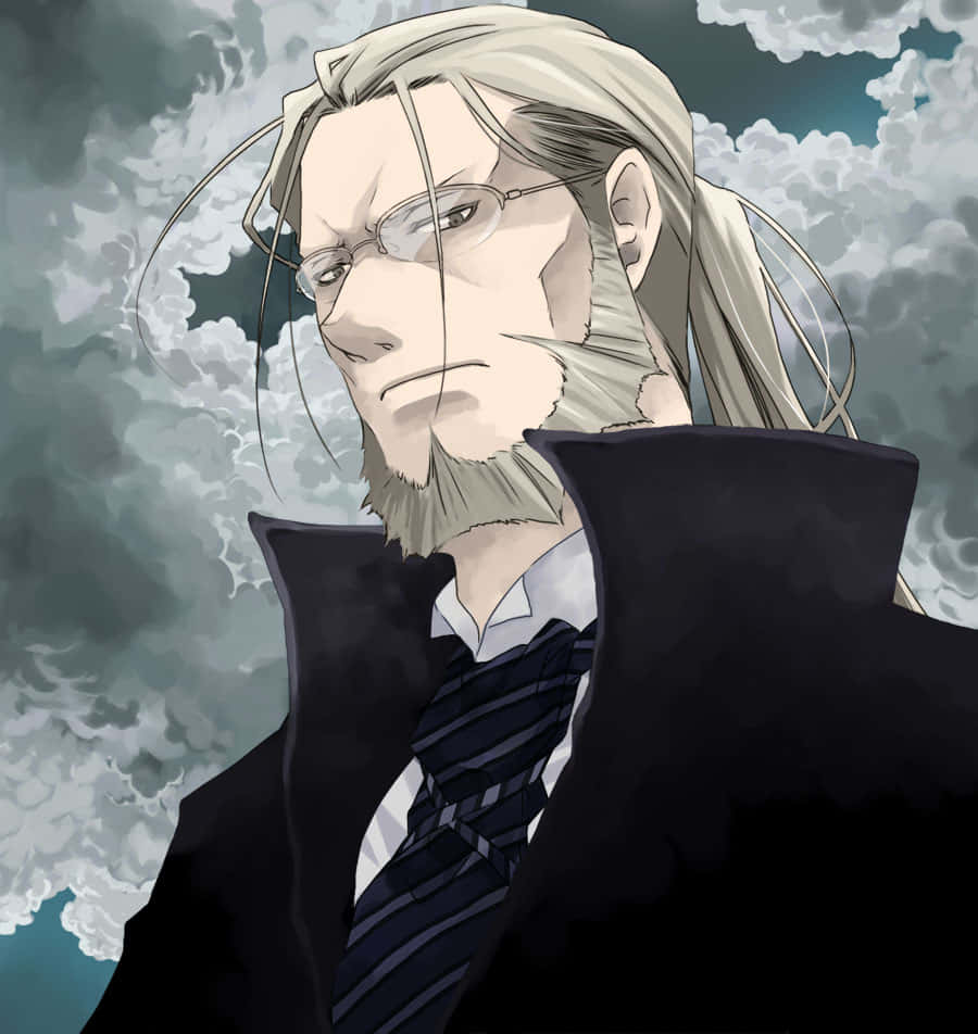 The Enigmatic Van Hohenheim In Fullmetal Alchemist Wallpaper