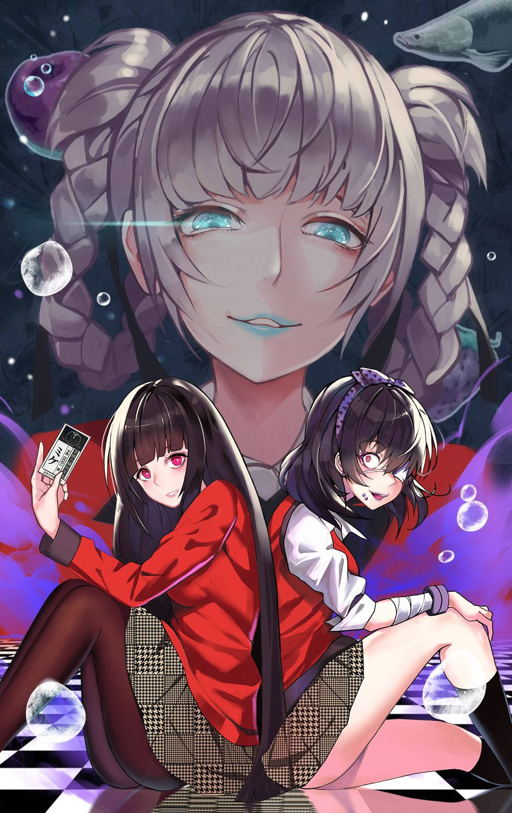 The Entire Kakegurui Cast Wallpaper