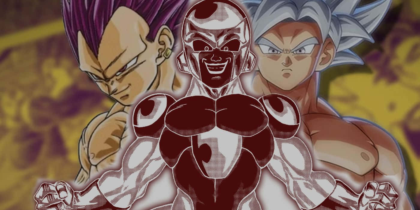 The Epic Battle Between Vegeta And Frieza Wallpaper