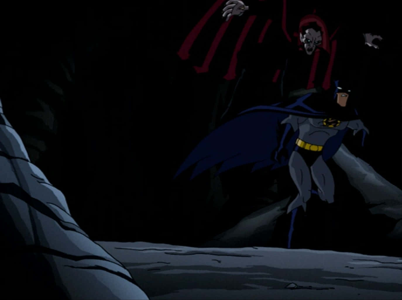 The Epic Showdown: Batman Vs. Dracula Wallpaper