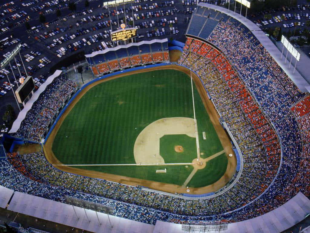 The Epicenter Of Dodger Nation - Dodger Stadium Wallpaper