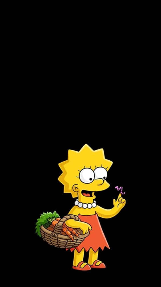 The Ever-imaginative Lisa Simpson Wallpaper