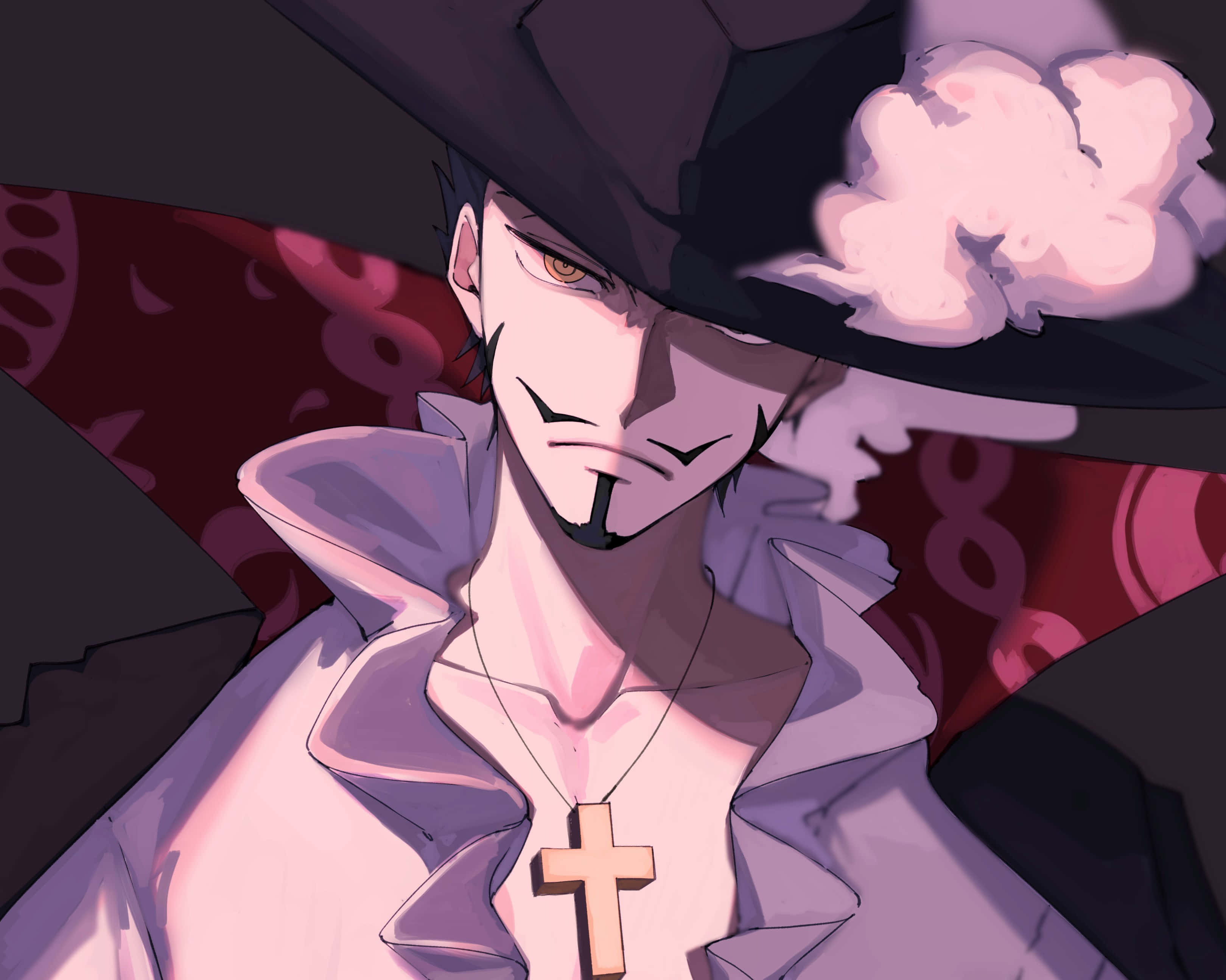 The Ever Powerful Dracule Mihawk Wallpaper