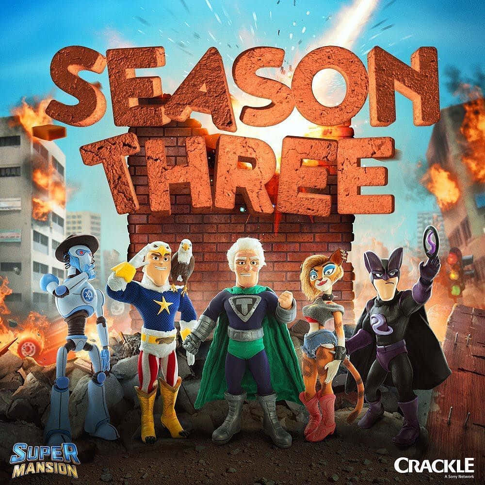 The Exciting Season Three Of Supermansion Wallpaper