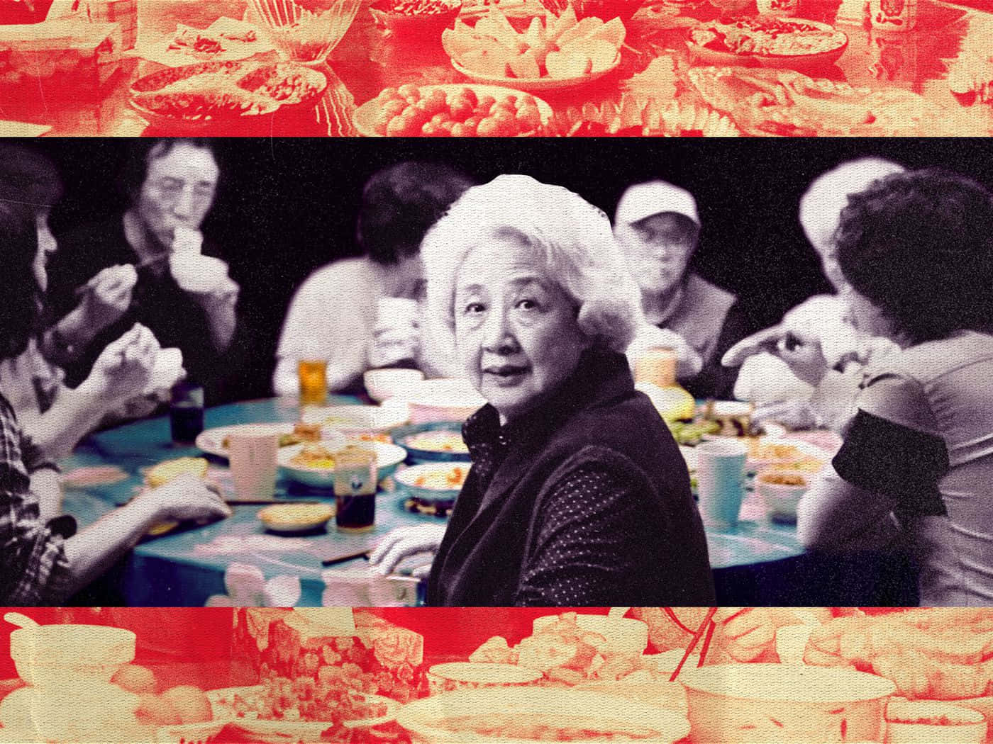 The Farewell Family Dinner Scene Wallpaper