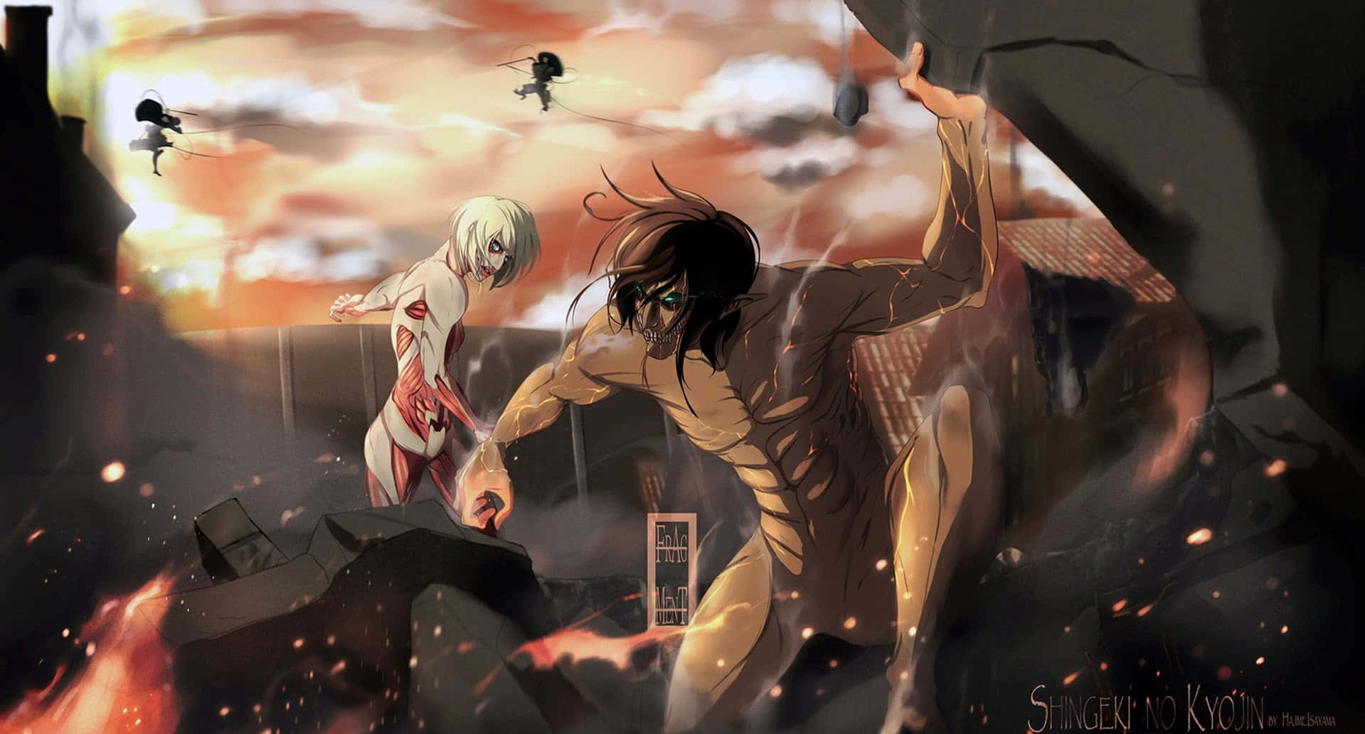 The Female Titan Revealed Wallpaper