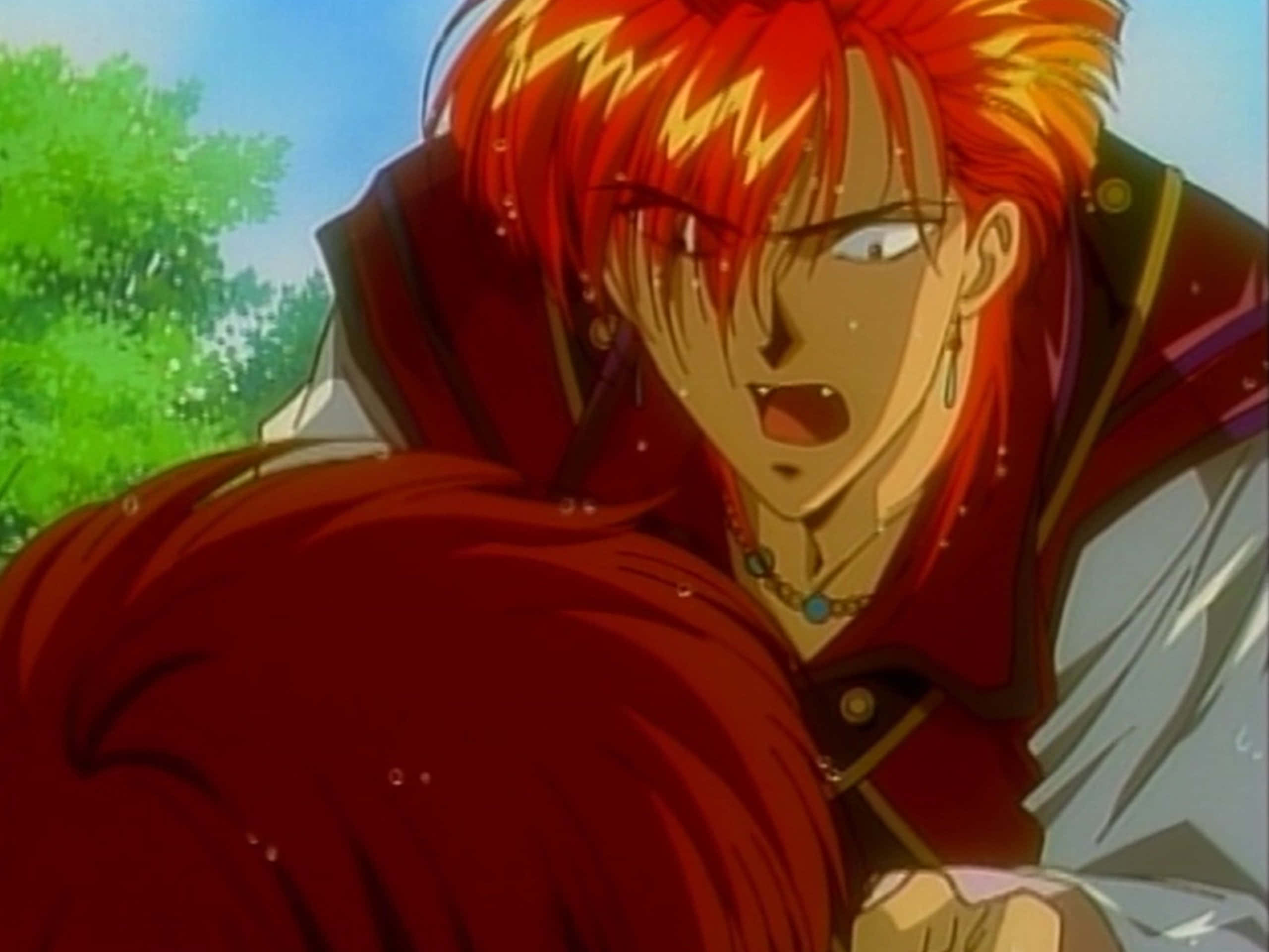 The Fiery Bandit Of Mt. Reikaku, Tasuki From Fushigi Yuugi Wallpaper