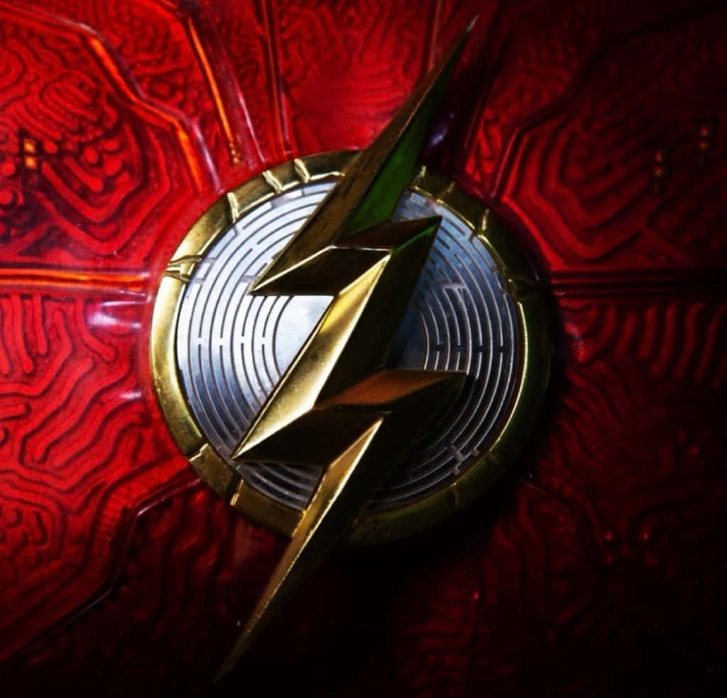 The Flash Emblem Closeup Wallpaper