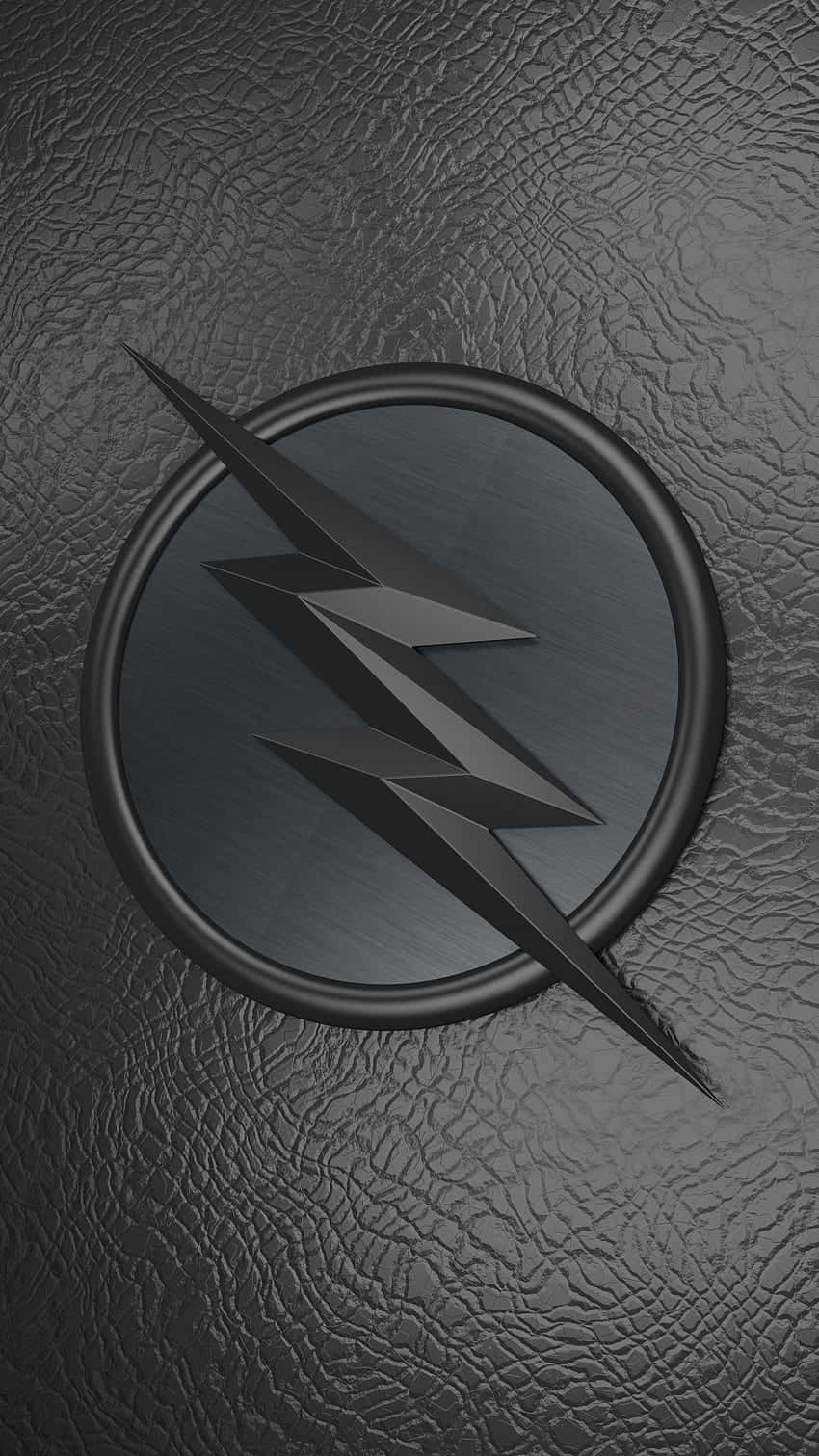 The Flash Emblemon Black Texture Wallpaper