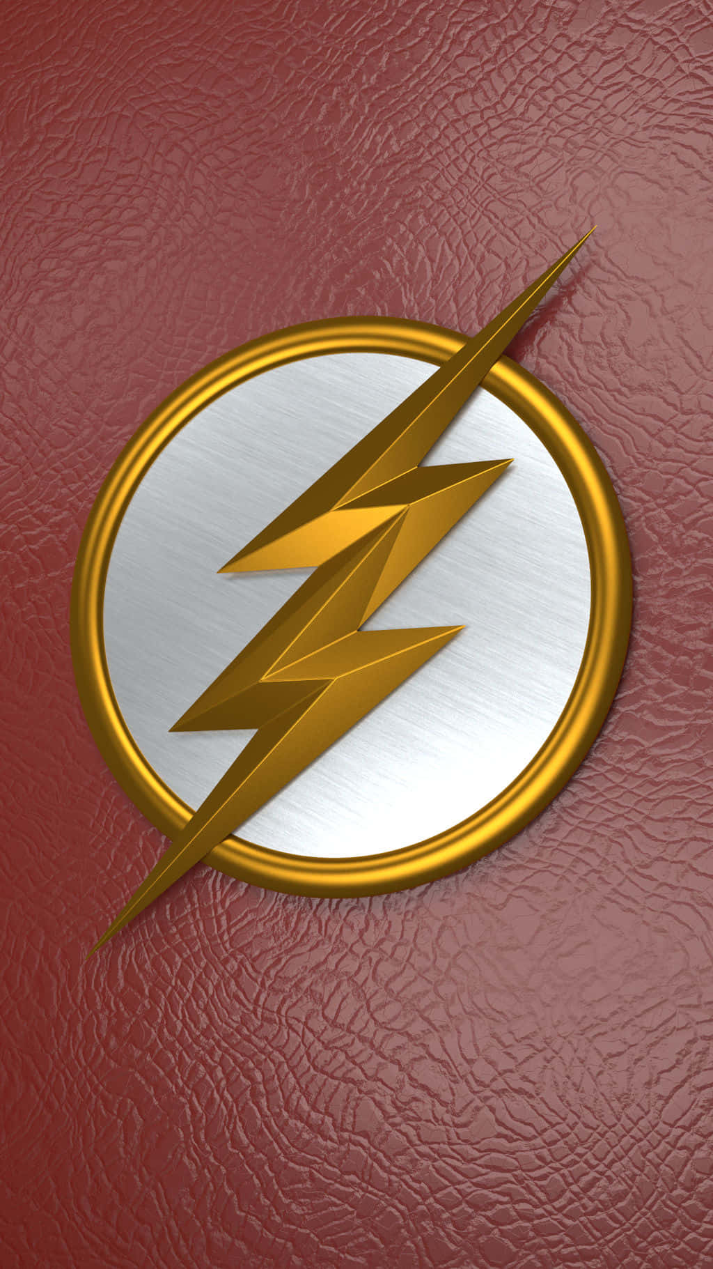 The Flash Emblemon Red Background.jpg Wallpaper