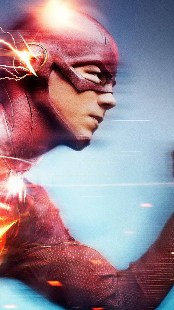 The Flash Iphone Running Wallpaper