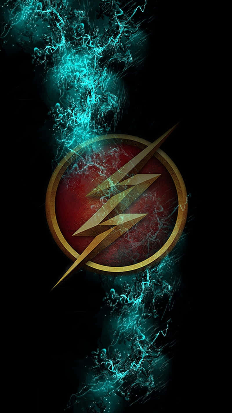 The_ Flash_ Logo_ Electric_ Energy_ Background Wallpaper